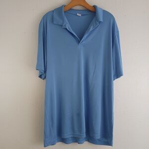 Opna Glolf polo blue short sleeve shirt size XL